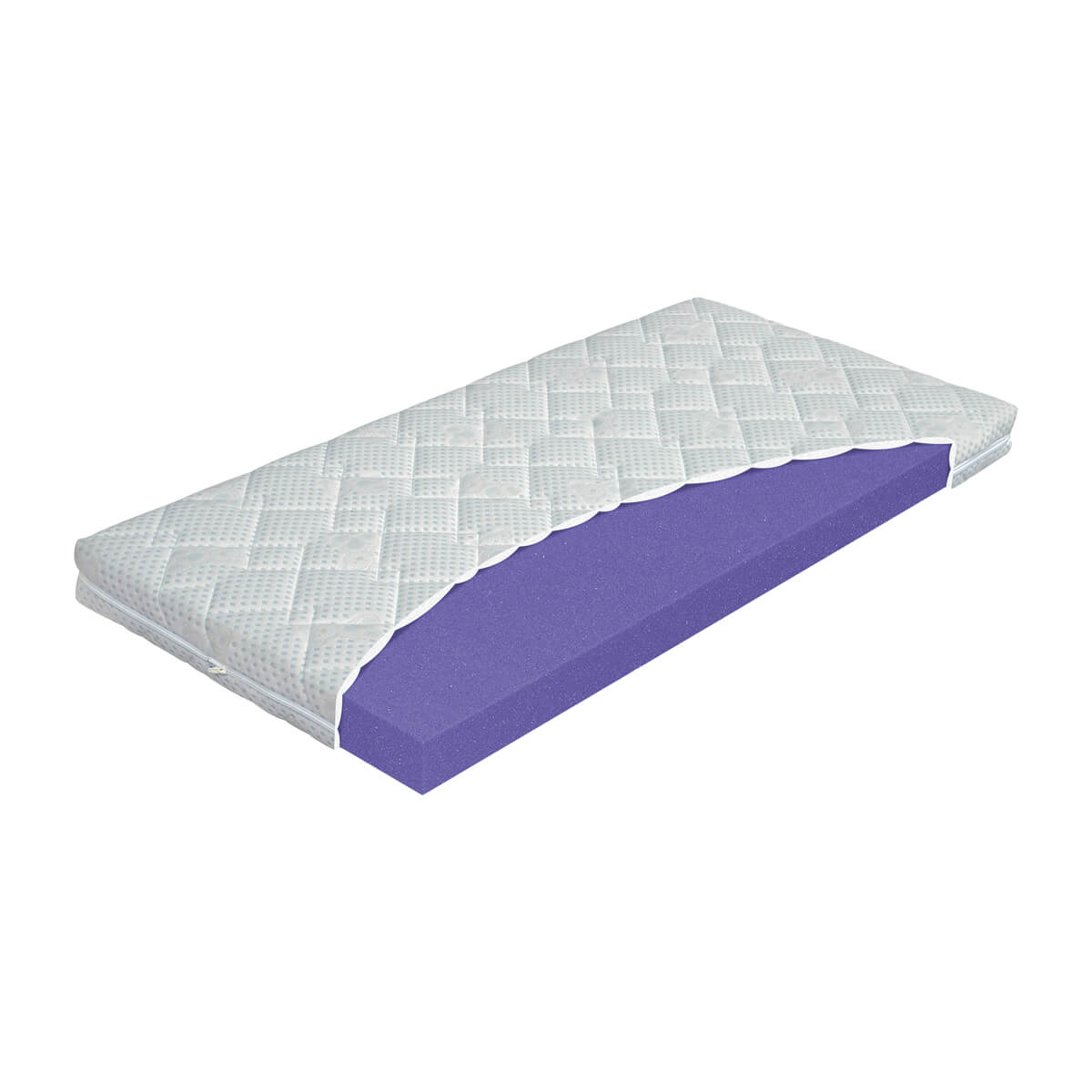 Detský matrac s jednou tuhosťou pre zdravý spánok bábätiek